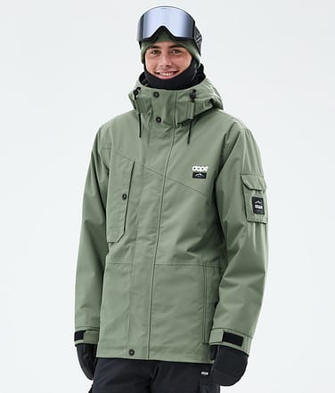 Dope Adept Snowboardjacka Man Moss Green