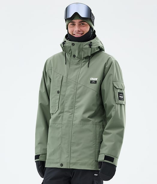 Dope Adept Snowboardjacka Herr Moss Green