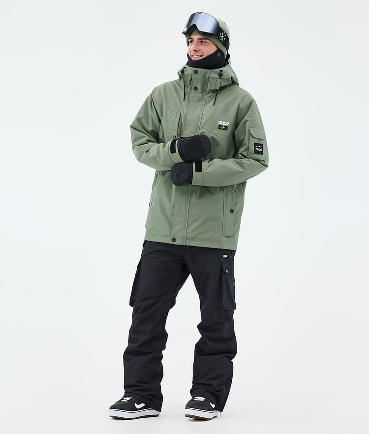 Dope Adept Snowboardjacka Herr Moss Green Renewed, Bild 3 av 10