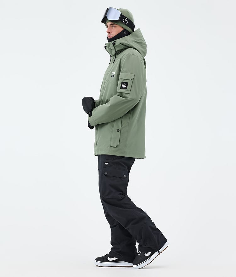 Dope Adept Snowboardjacka Herr Moss Green Renewed, Bild 4 av 10