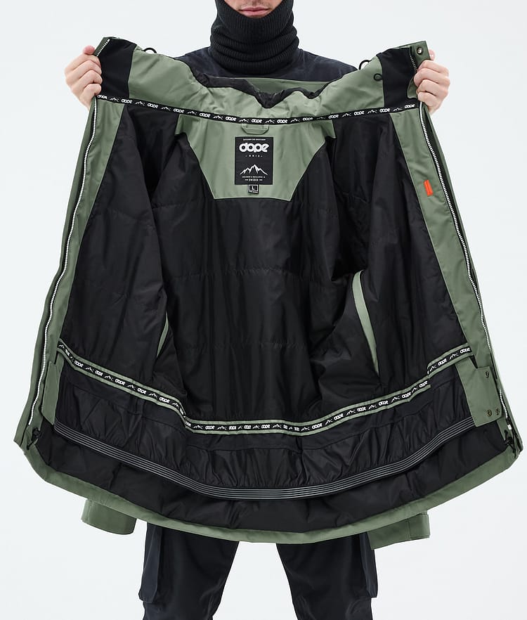 Dope Adept Snowboardjacka Herr Moss Green, Bild 10 av 10