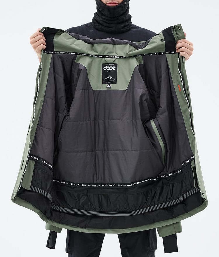 Dope Adept Snowboardjacka Herr Moss Green Renewed, Bild 10 av 10