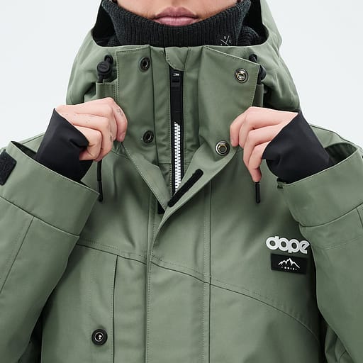 Främre dragkedja med dubbla flikar Huvudproduktbild,