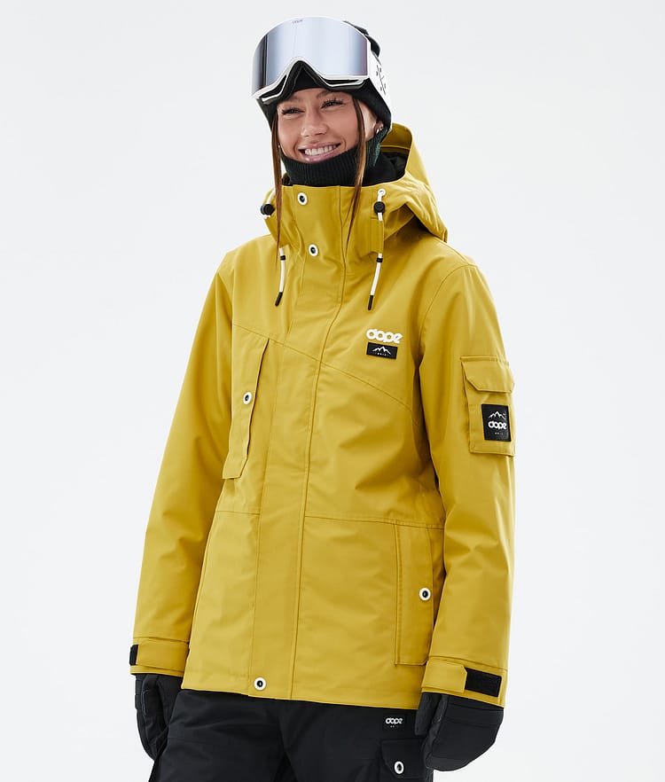 Dope Adept W Snowboardjacka Dam Yellow Renewed, Bild 1 av 9