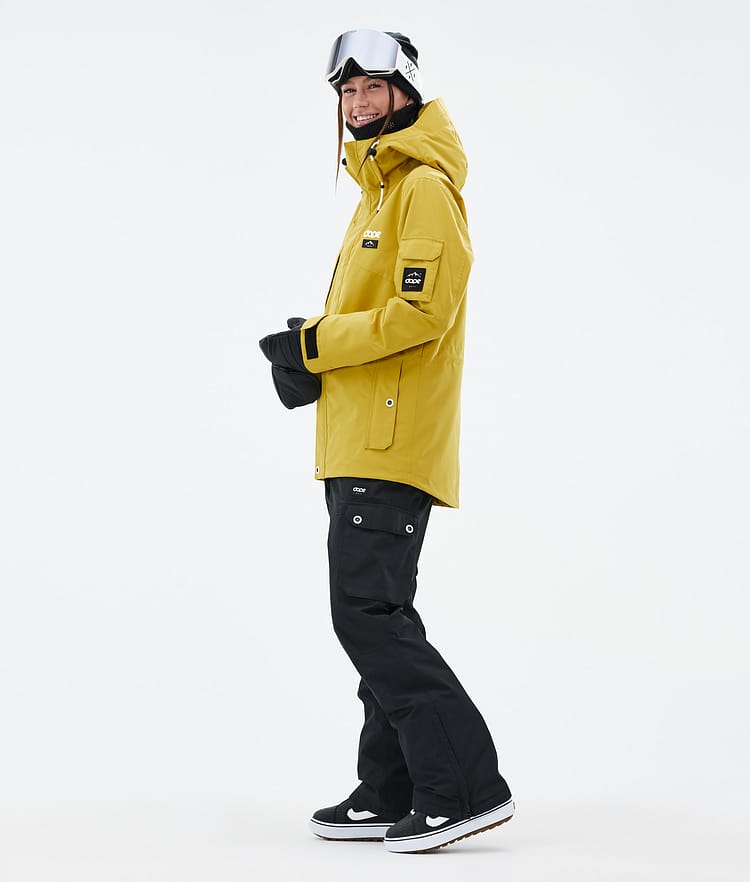 Dope Adept W Snowboardjacka Dam Yellow Renewed, Bild 3 av 9