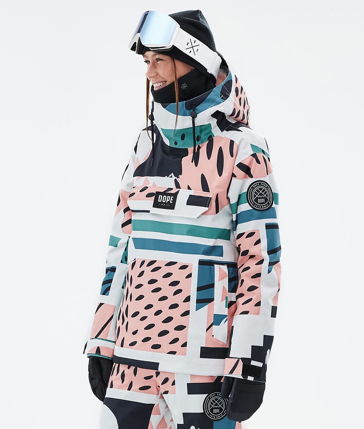 Dope Blizzard W Snowboardjacka Dam Melon Renewed, Bild 1 av 8