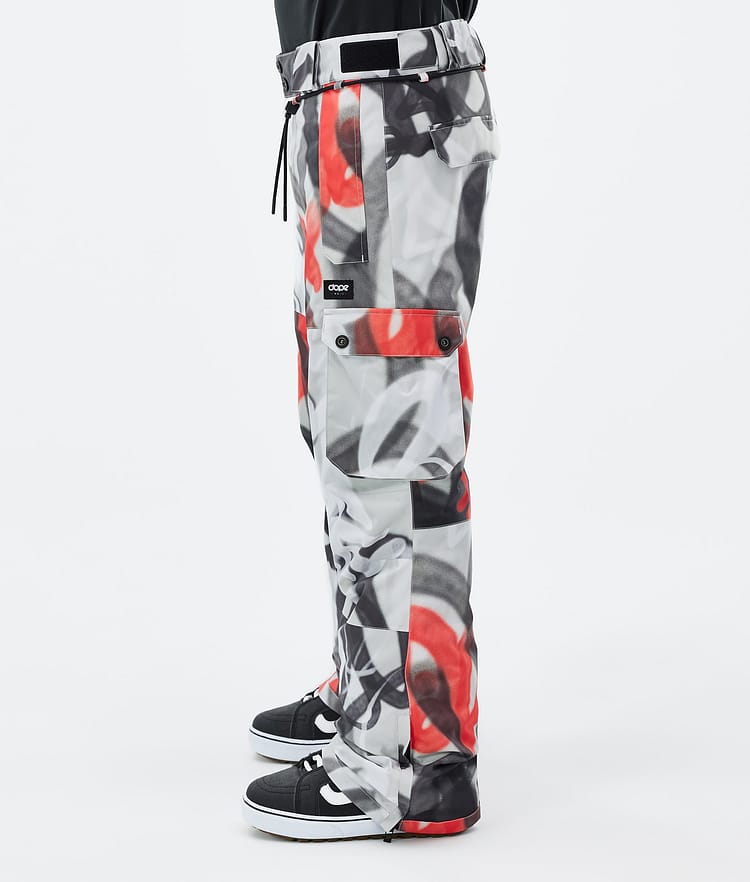 Dope Iconic Snowboardbyxa Herr Spray Black Red Renewed, Bild 3 av 7
