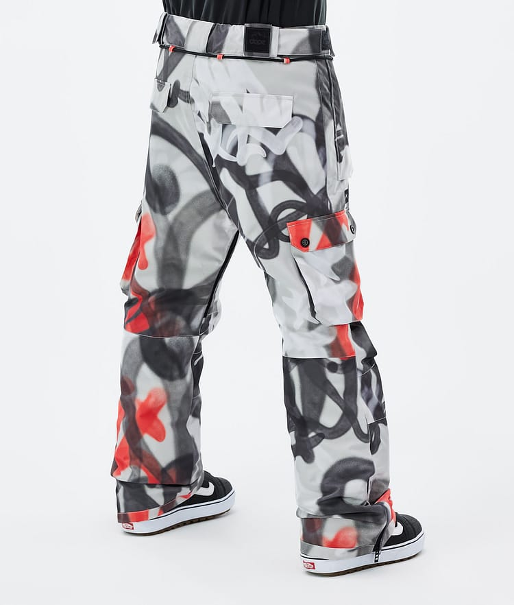 Dope Iconic Snowboardbyxa Herr Spray Black Red Renewed, Bild 4 av 7