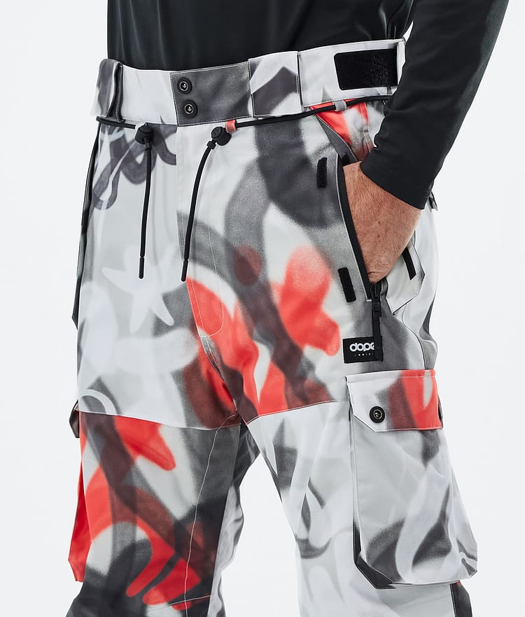 Dope Iconic Snowboardbyxa Herr Spray Black Red Renewed, Bild 5 av 7