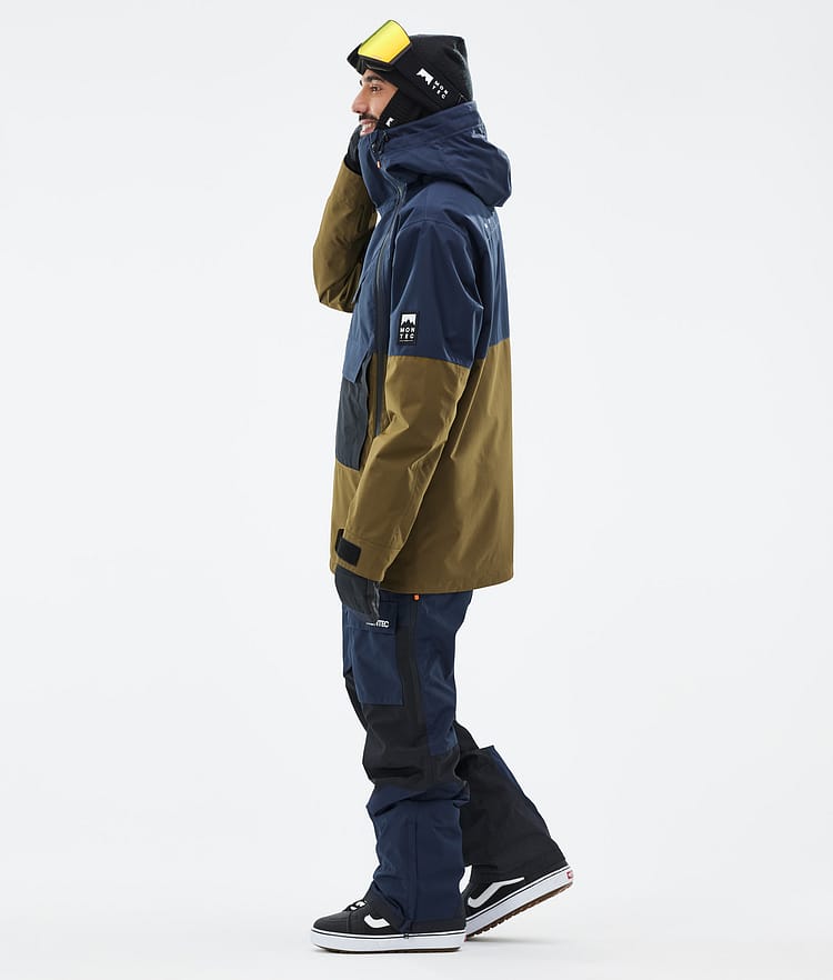 Montec Doom Snowboardjacka Herr Dark Blue/Black/Fatigue Renewed, Bild 4 av 11