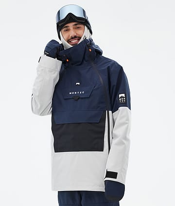 Montec Doom Snowboardjacka Dark Blue/Black/Light Grey