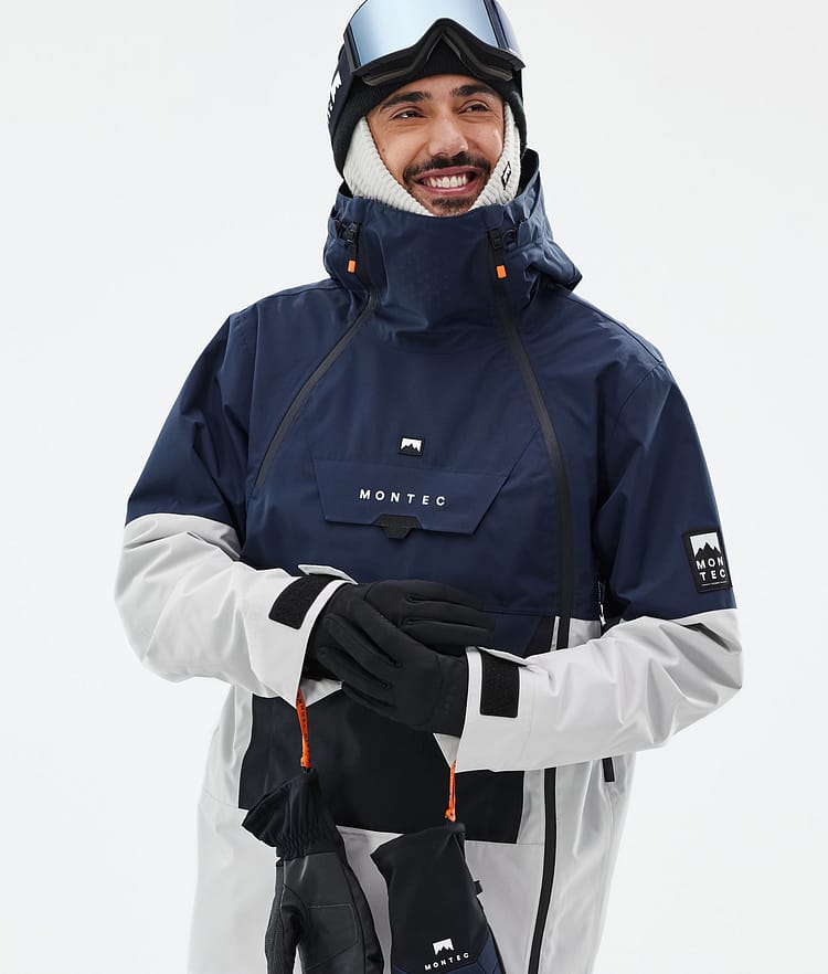 Montec Doom Snowboardjacka Herr Dark Blue/Black/Light Grey Renewed, Bild 2 av 11