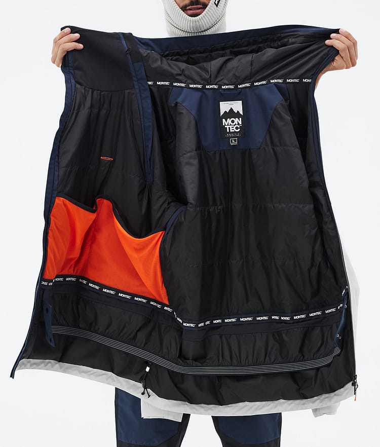 Montec Doom Snowboardjacka Herr Dark Blue/Black/Light Grey Renewed, Bild 11 av 11