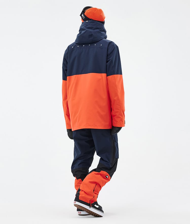 Montec Doom Snowboardjacka Herr Dark Blue/Black/Orange Renewed, Bild 5 av 11