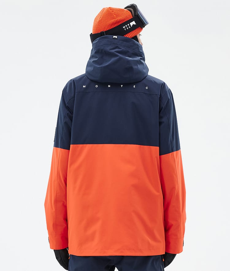 Montec Doom Snowboardjacka Herr Dark Blue/Black/Orange Renewed, Bild 7 av 11