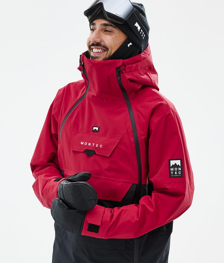 Montec Doom Snowboardjacka Herr Deep Red/Black Renewed, Bild 2 av 11