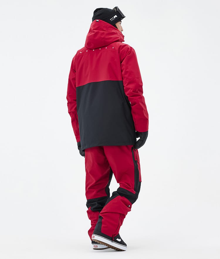 Montec Doom Snowboardjacka Herr Deep Red/Black Renewed, Bild 5 av 11