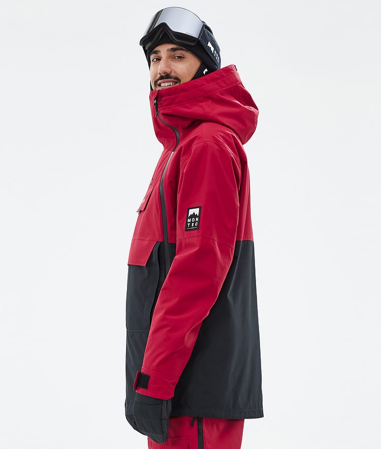 Montec Doom Snowboardjacka Herr Deep Red/Black Renewed, Bild 6 av 11