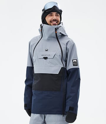 Montec Doom Snowboardjacka Soft Blue/Black/Dark Blue
