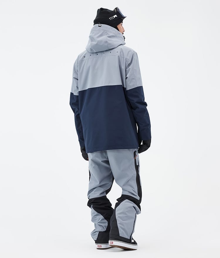 Montec Doom Snowboardjacka Herr Soft Blue/Black/Dark Blue Renewed, Bild 5 av 11