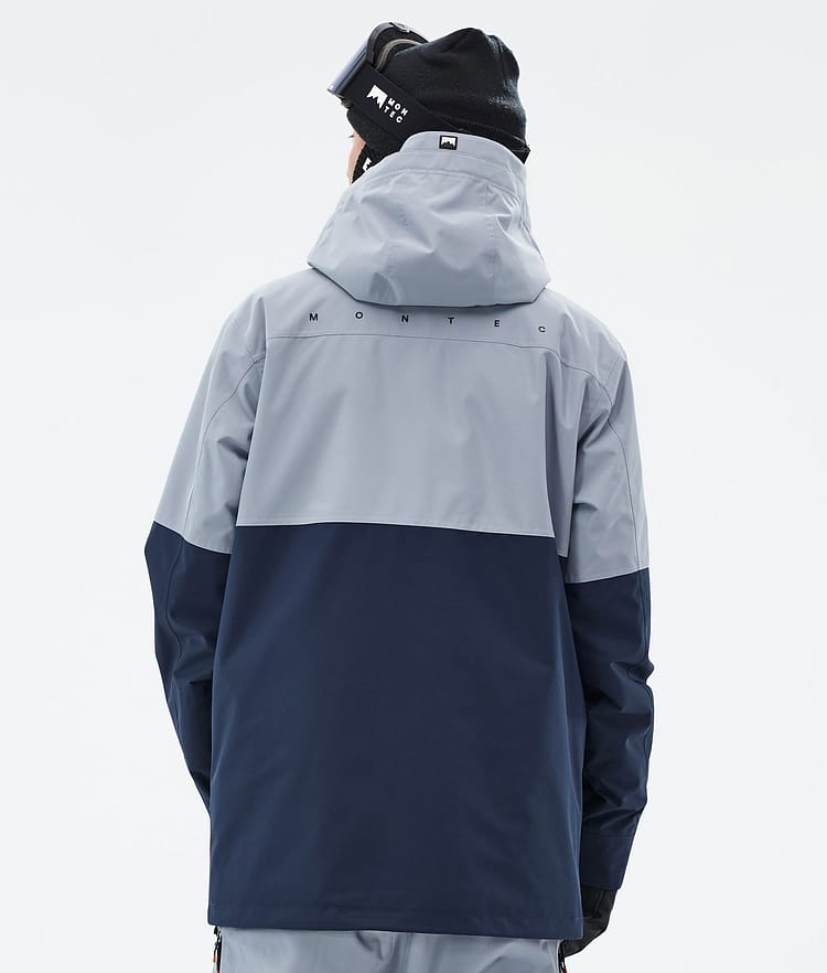 Montec Doom Snowboardjacka Herr Soft Blue/Black/Dark Blue Renewed, Bild 7 av 11