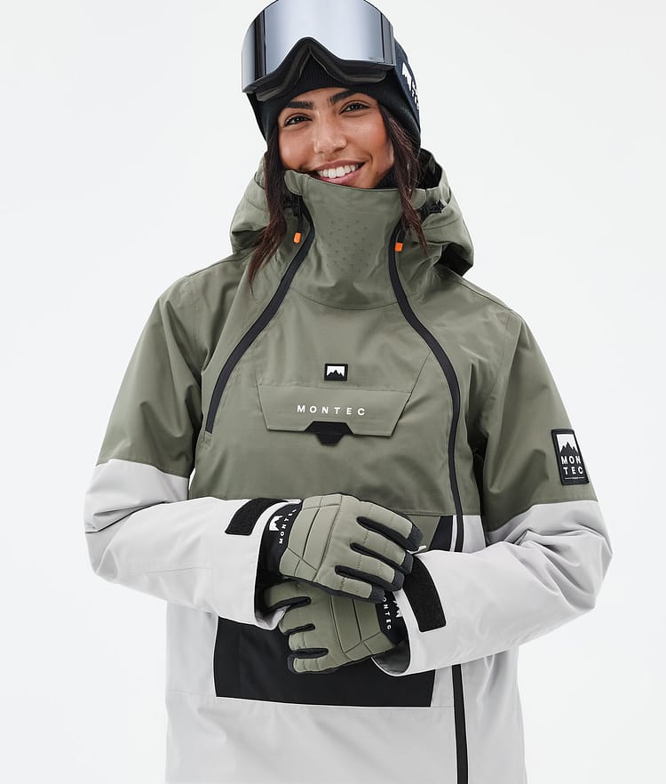 Montec Doom W Snowboardjacka Dam Greenish/Black/Light Grey Renewed, Bild 2 av 11