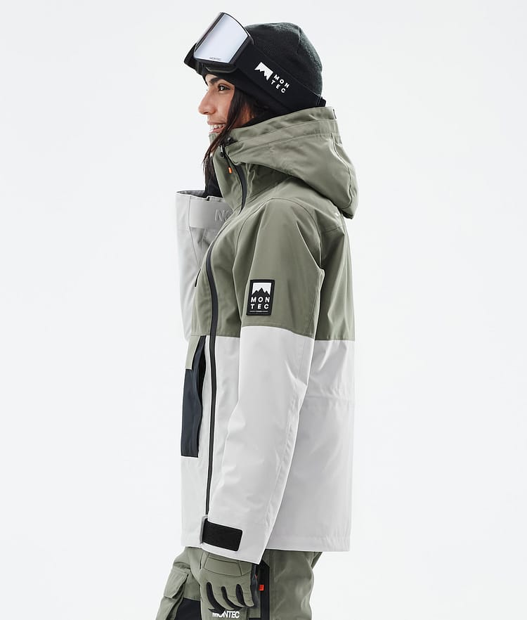 Montec Doom W Snowboardjacka Dam Greenish/Black/Light Grey Renewed, Bild 6 av 11