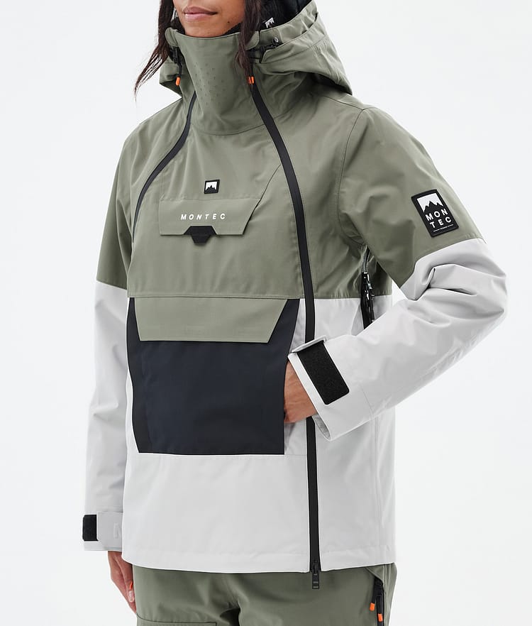 Montec Doom W Snowboardjacka Dam Greenish/Black/Light Grey Renewed, Bild 8 av 11