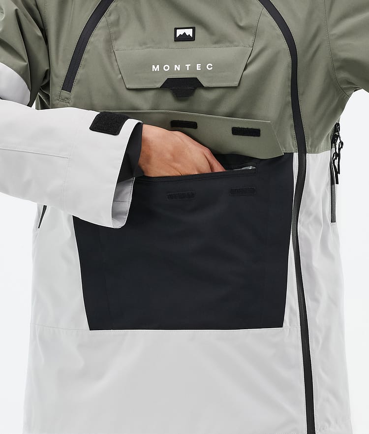Montec Doom W Snowboardjacka Dam Greenish/Black/Light Grey Renewed, Bild 9 av 11