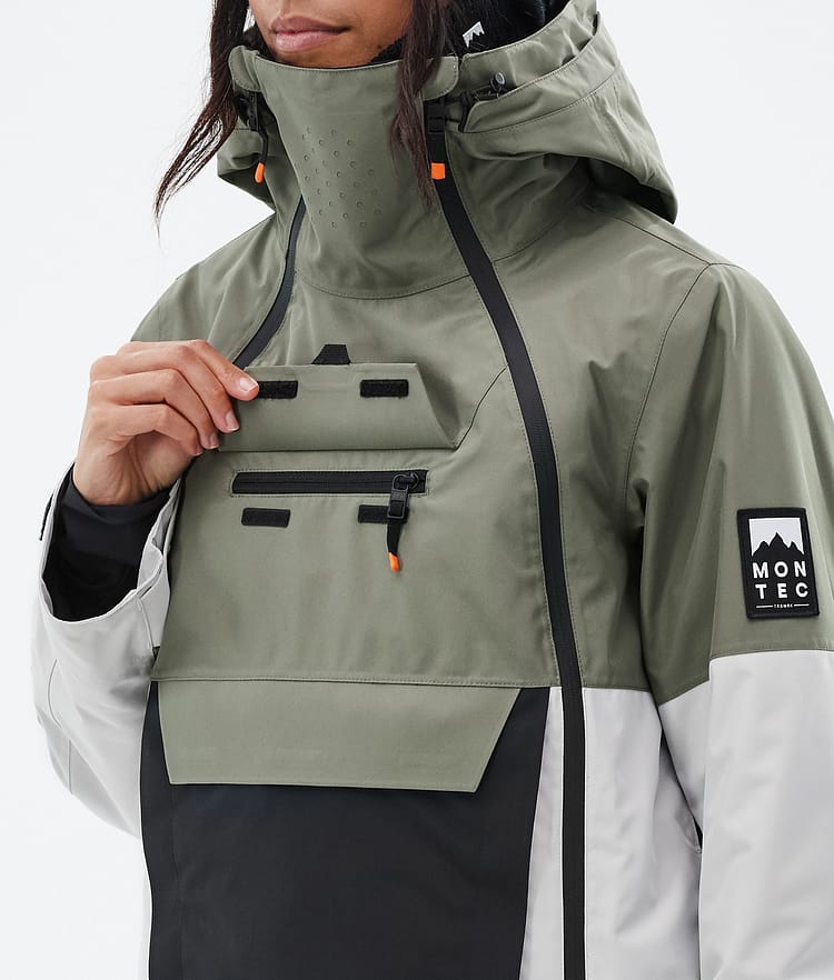Montec Doom W Snowboardjacka Dam Greenish/Black/Light Grey Renewed, Bild 10 av 11