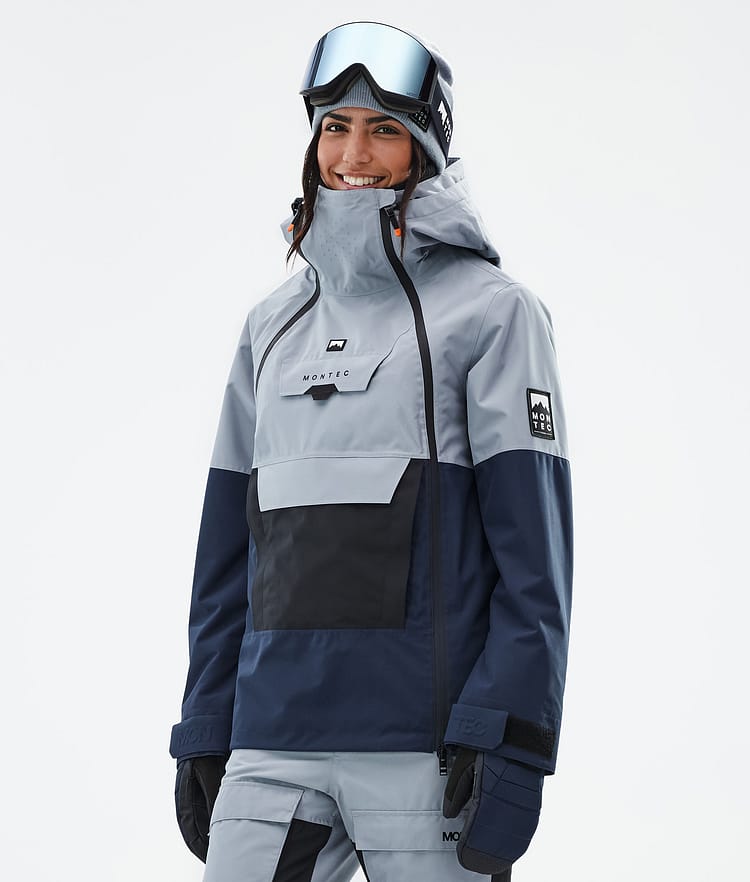 Montec Doom W Snowboardjacka Dam Soft Blue/Black/Dark Blue Renewed, Bild 1 av 10