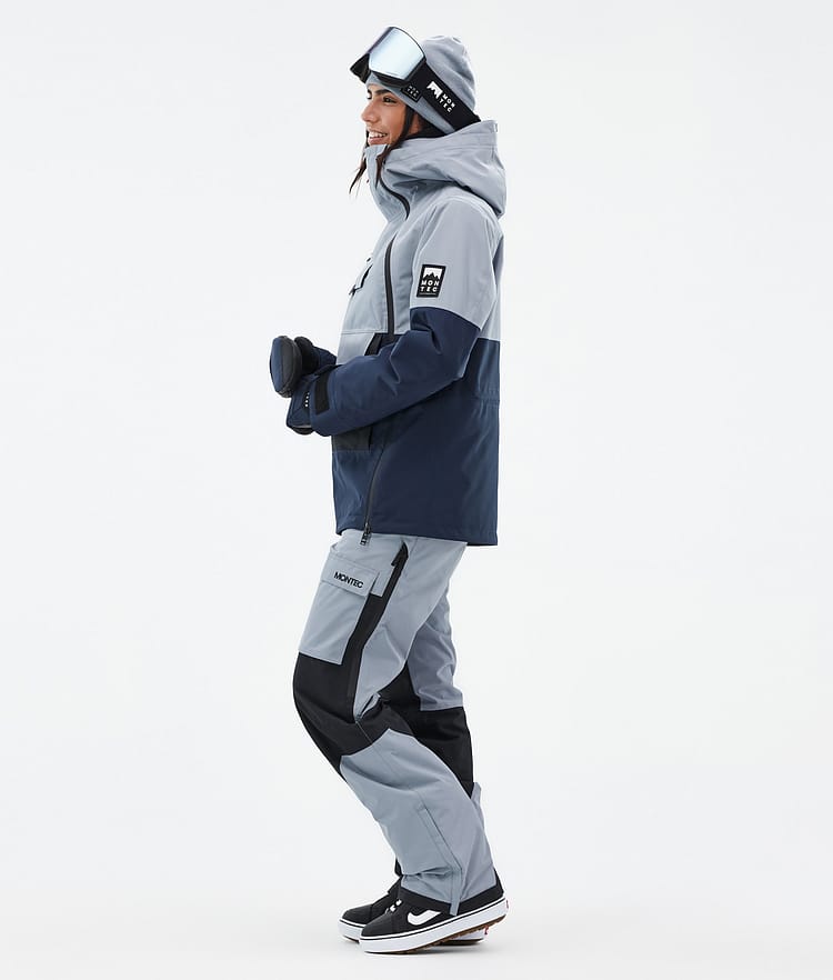 Montec Doom W Snowboardjacka Dam Soft Blue/Black/Dark Blue Renewed, Bild 3 av 10