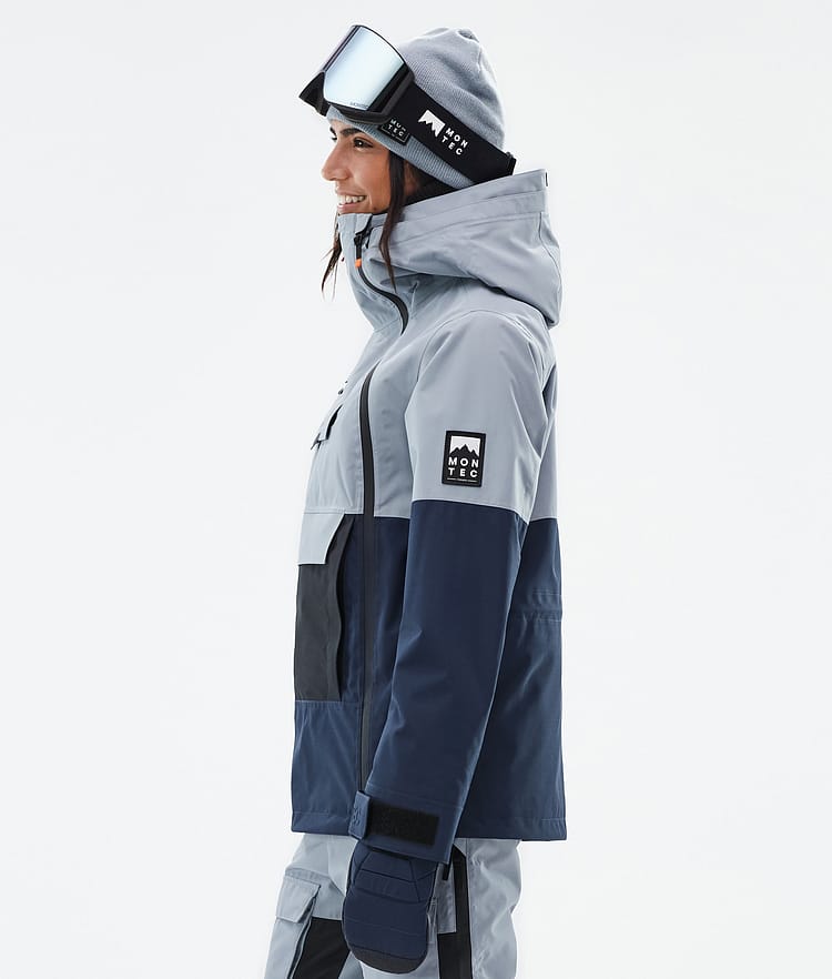 Montec Doom W Snowboardjacka Dam Soft Blue/Black/Dark Blue Renewed, Bild 5 av 10