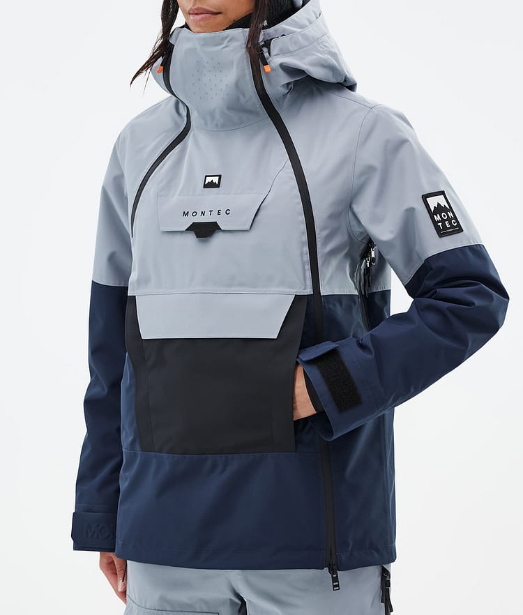 Montec Doom W Snowboardjacka Dam Soft Blue/Black/Dark Blue Renewed, Bild 7 av 10