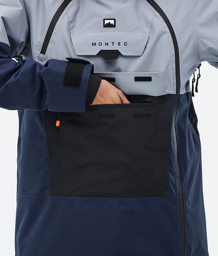 Montec Doom W Snowboardjacka Dam Soft Blue/Black/Dark Blue Renewed, Bild 8 av 10