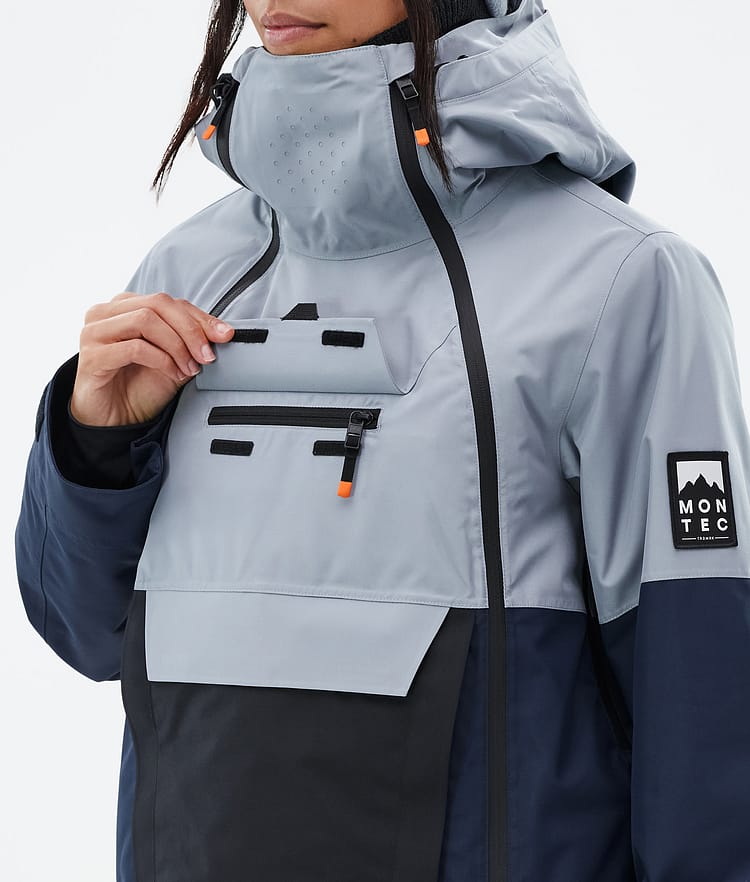Montec Doom W Snowboardjacka Dam Soft Blue/Black/Dark Blue Renewed, Bild 9 av 10