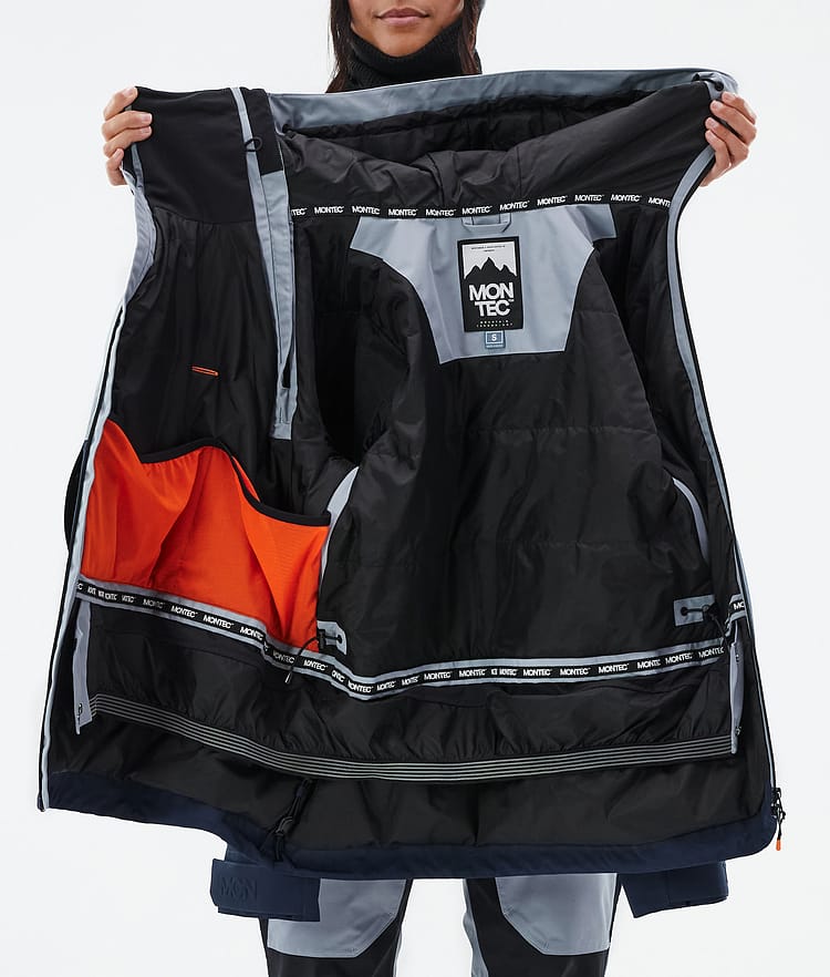Montec Doom W Snowboardjacka Dam Soft Blue/Black/Dark Blue Renewed, Bild 10 av 10