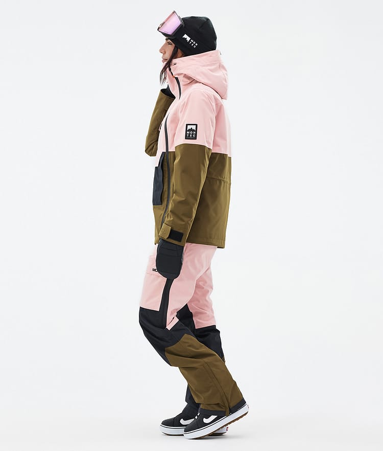 Montec Doom W Snowboardjacka Dam Soft Pink/Black/Fatigue Renewed, Bild 3 av 10
