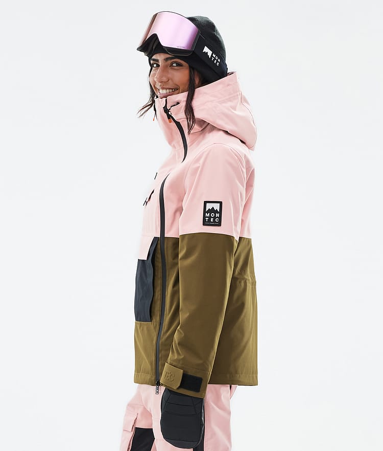 Montec Doom W Snowboardjacka Dam Soft Pink/Black/Fatigue Renewed, Bild 5 av 10