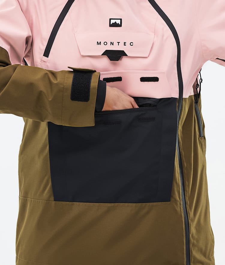 Montec Doom W Snowboardjacka Dam Soft Pink/Black/Fatigue Renewed, Bild 8 av 10