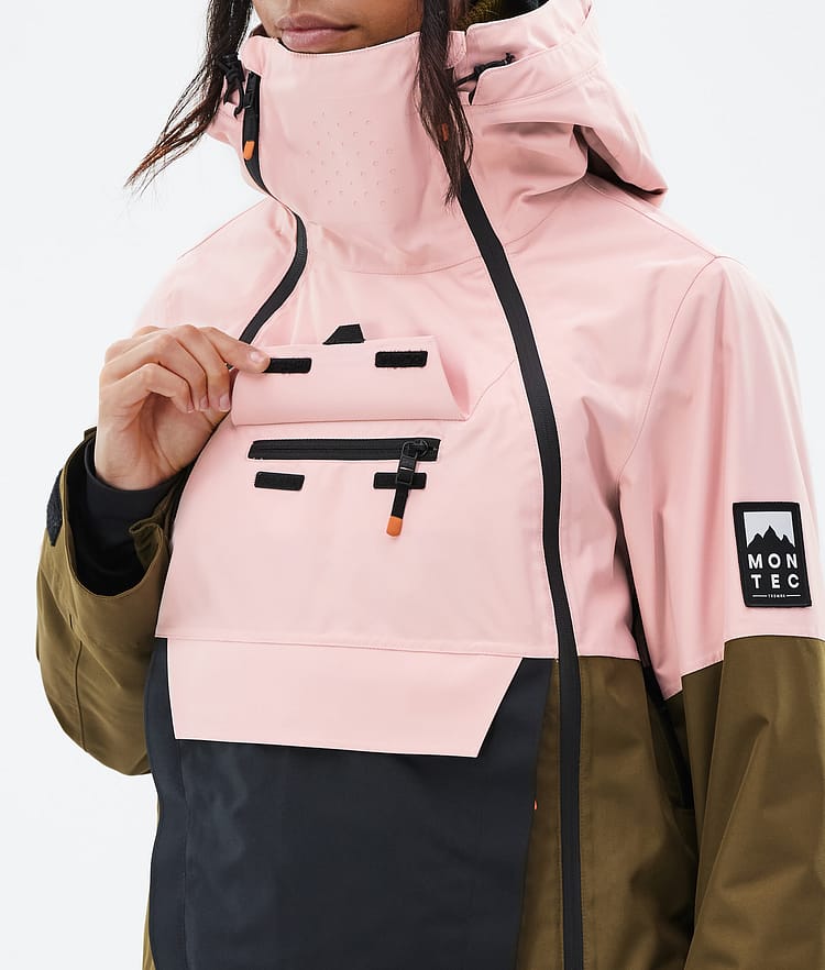 Montec Doom W Snowboardjacka Dam Soft Pink/Black/Fatigue Renewed, Bild 9 av 10