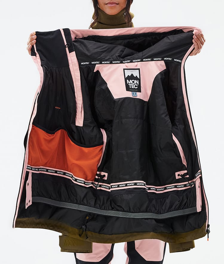 Montec Doom W Snowboardjacka Dam Soft Pink/Black/Fatigue Renewed, Bild 10 av 10