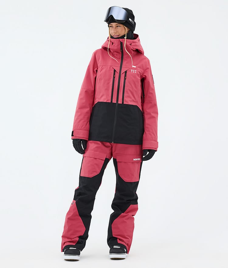 Montec Fawk W Snowboardbyxa Dam Light Red/Black, Image 2 of 7