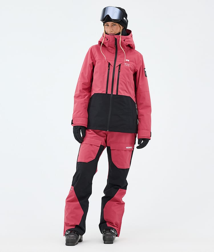 Montec Fawk W Skidbyxa Dam Light Red/Black, Bild 2 av 7
