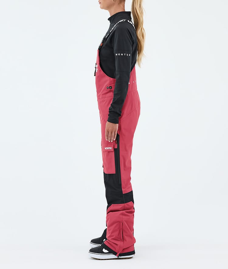 Montec Fawk W Snowboardbyxa Dam Light Red/Black, Image 3 of 7