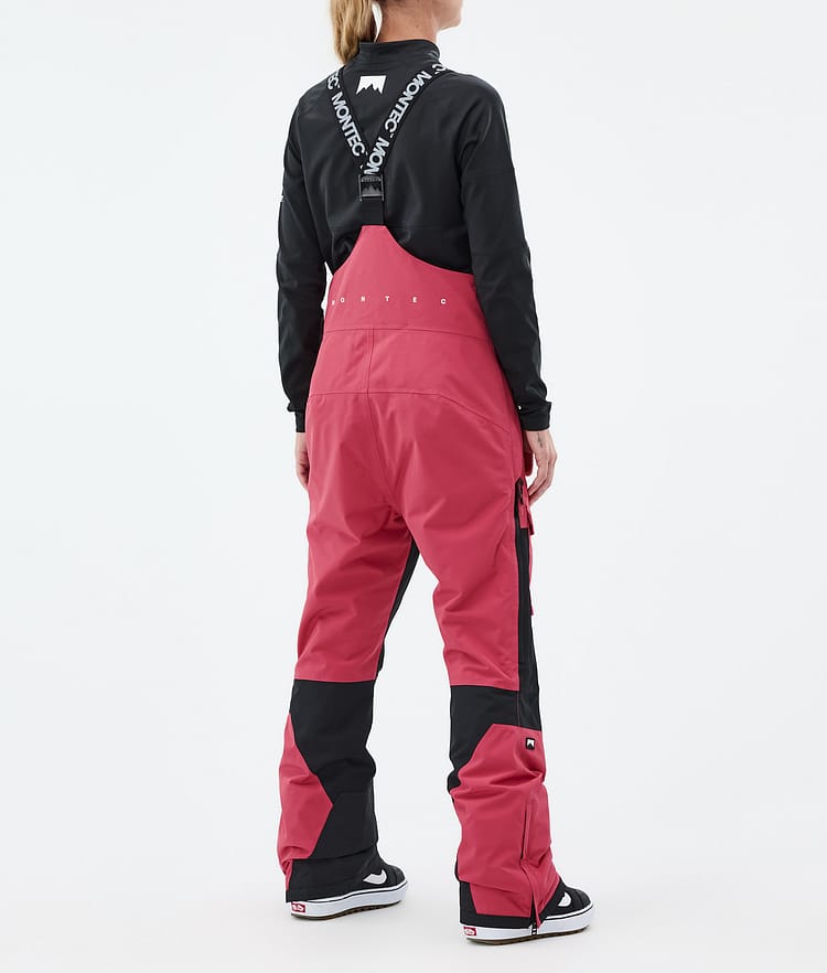 Montec Fawk W Snowboardbyxa Dam Light Red/Black Renewed, Bild 3 av 6