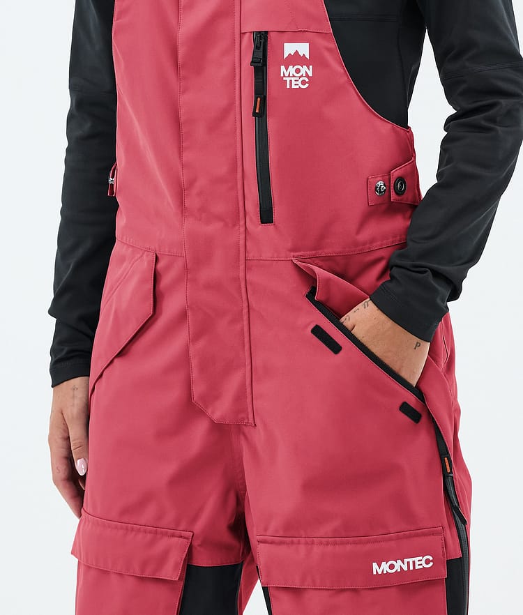 Montec Fawk W Snowboardbyxa Dam Light Red/Black, Image 5 of 7