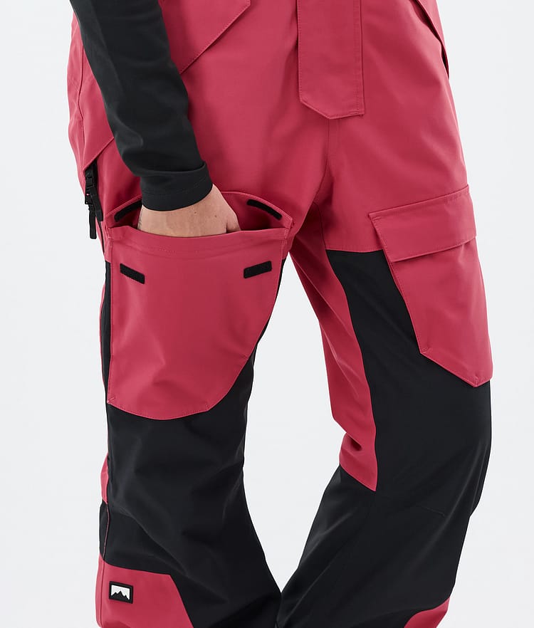 Montec Fawk W Snowboardbyxa Dam Light Red/Black Renewed, Bild 6 av 6