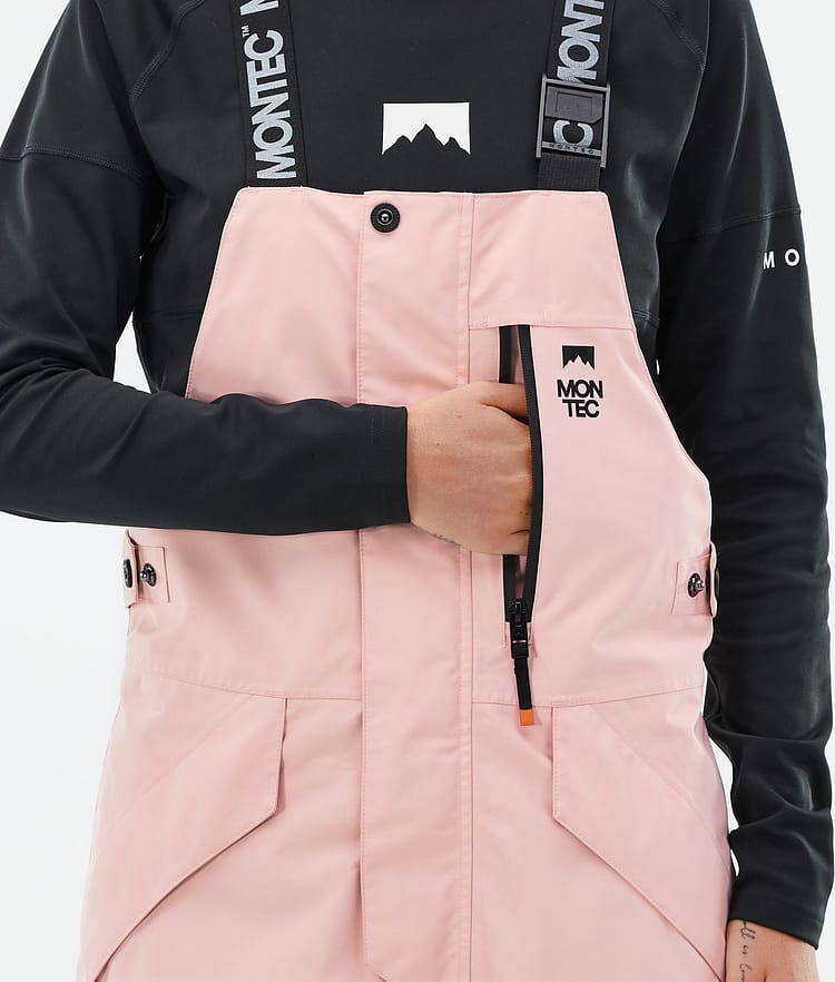 Montec Fawk W Snowboardbyxa Dam Soft Pink/Black/Fatigue Renewed, Bild 6 av 7
