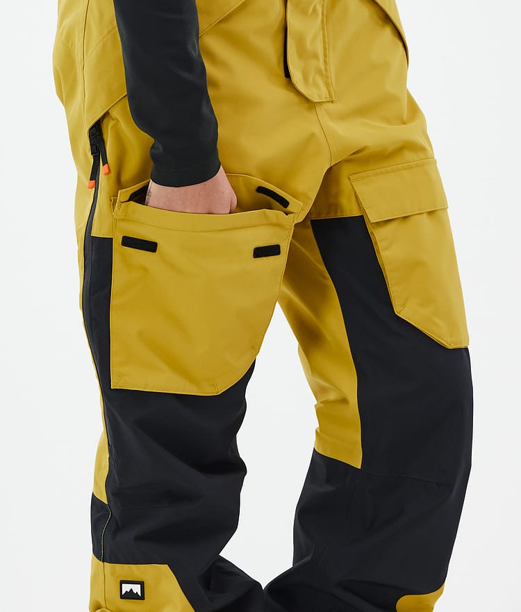 Montec Fawk W Snowboardbyxa Dam Yellow/Black Renewed, Bild 7 av 7